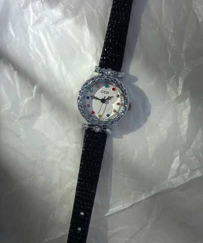 Coffee Leather Alloy Quartz Movement Watches