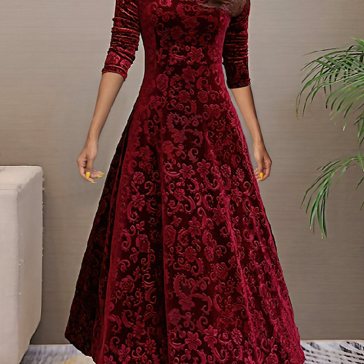 Nancy | Luxurious Holiday Dress
