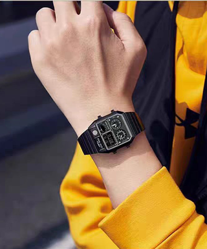 Silk Stainless Steel Alloy Tempered Glass Watches