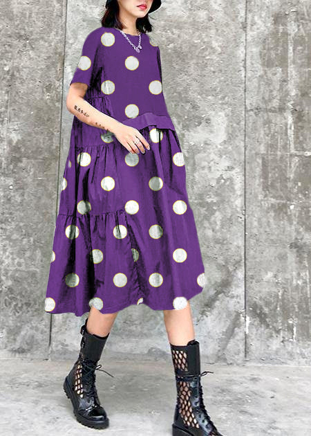 O Neck Cinched Cotton Summer Clothes for Shape Black Dress