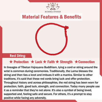 Buddha Stones Tibet Handmade Multicolor King Kong Knot Faith Protection Braided Two-color String Bracelet