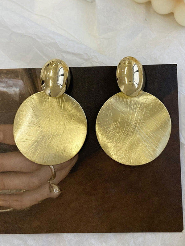 Geometric Color Earrings Accessories