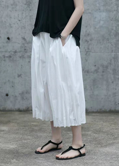 Baggy Pleated Wide Leg Pants High Waist Black Pants
