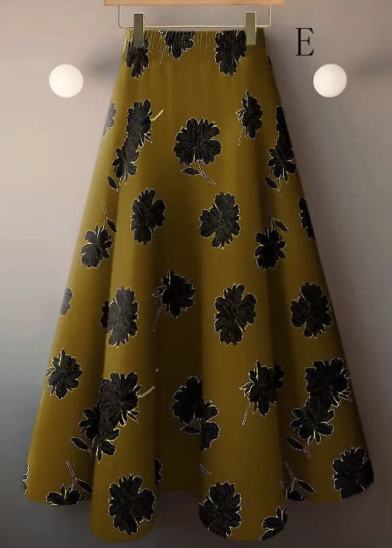 Versatile High Waisted Ice Silk Skirt