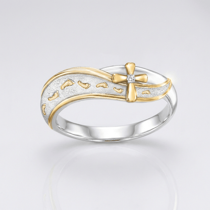 Divine Journey Silver Mom Ring
