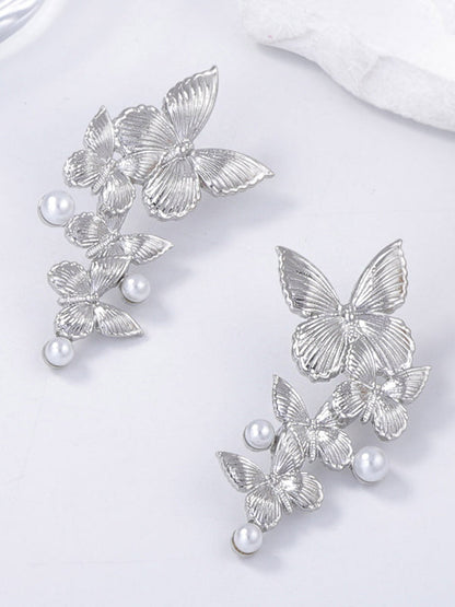 Butterfly Shape Shiny Earrings Accessories