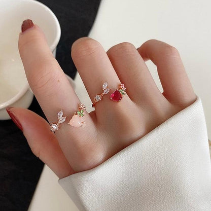 [] Zoe Heart Ring