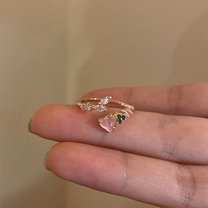 [] Zoe Heart Ring