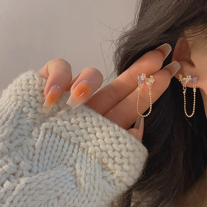 Brooklyn Flower Butterfly Earrings