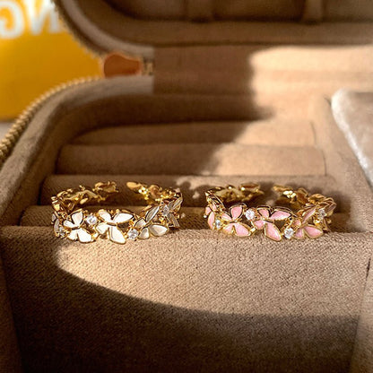 Fluttermist Ring in Pink