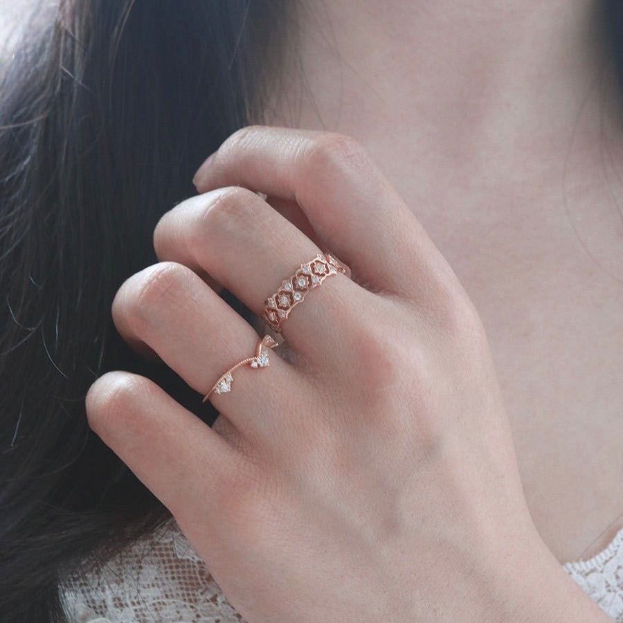 Gilded Filigree Ring