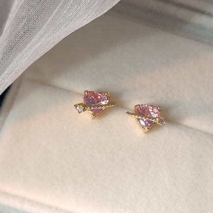 Marlene Heart Stud Earrings