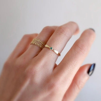 Ilona Emerald Ring
