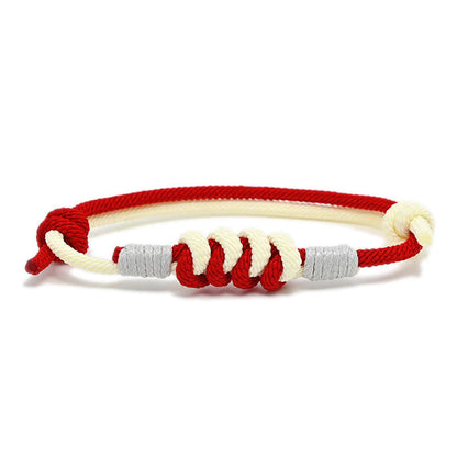 King Kong Knot Red String Bracelet for Strength & Luck