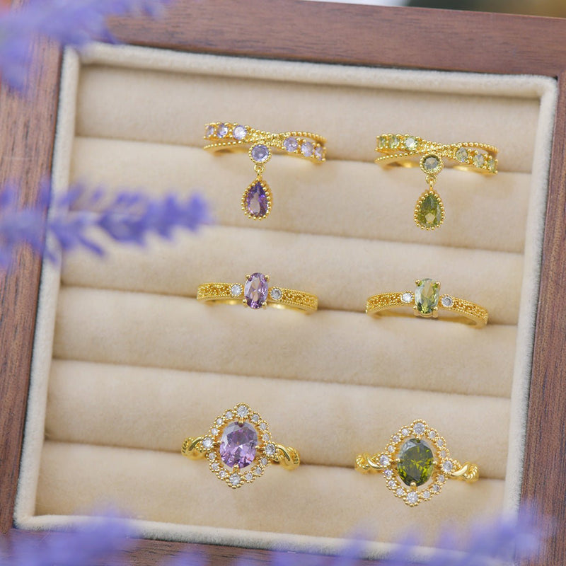 Lilac Laurel Ring