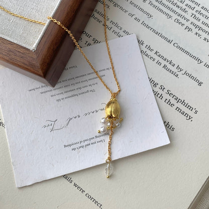 Lily of the Valley Necklace in Gold