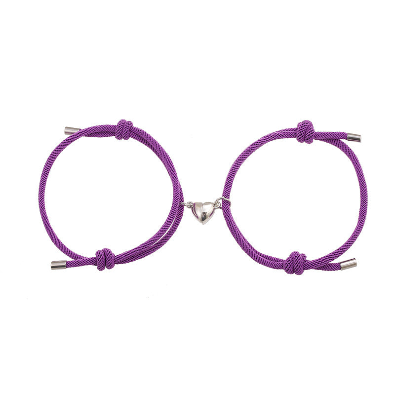 Magnetic Couple Red String Bracelets | Protection & Strength