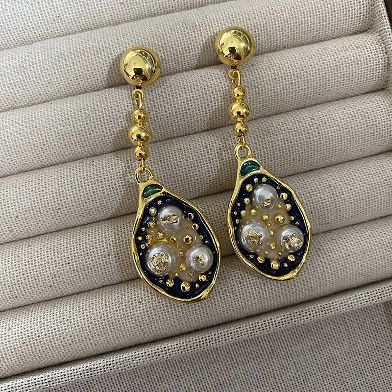 Dream Blue Chinoiserie Earrings