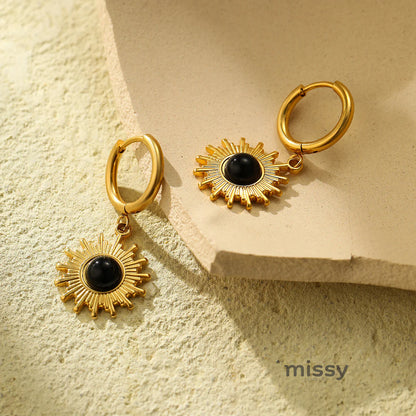 Loghan Delicate Sunflower Stud Earrings