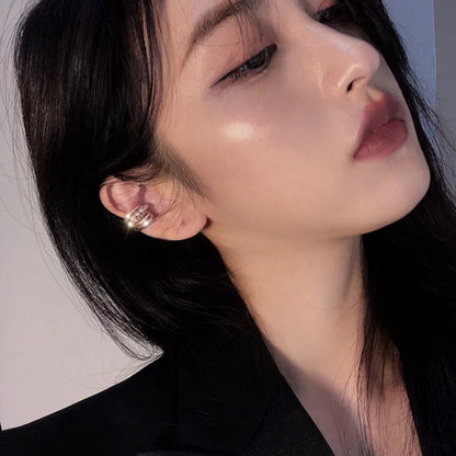 Multi-layer Pearl Zircon Ear Cuffs