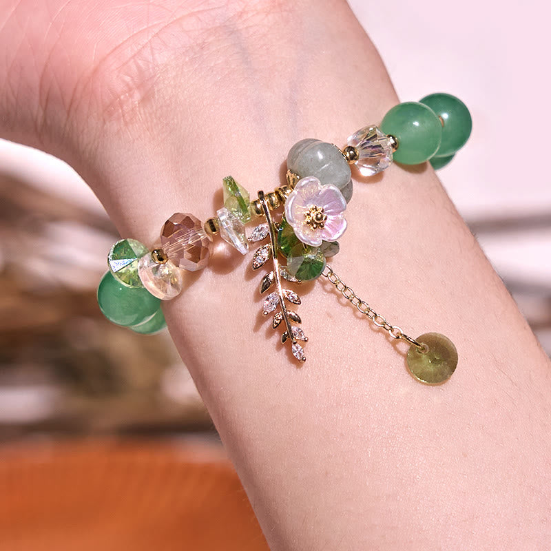 Multi-gemstone Healing Bracelet Amethyst & Aventurine
