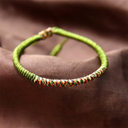 Multicolor Tibetan King Kong Knot Red String Bracelet