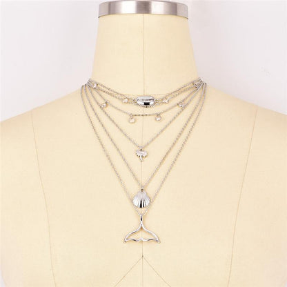 Multilayer Mermaid Necklace