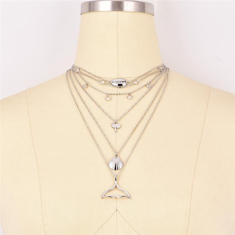 Multilayer Mermaid Necklace