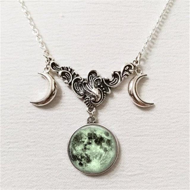 Celestial Moon Goddess Necklace