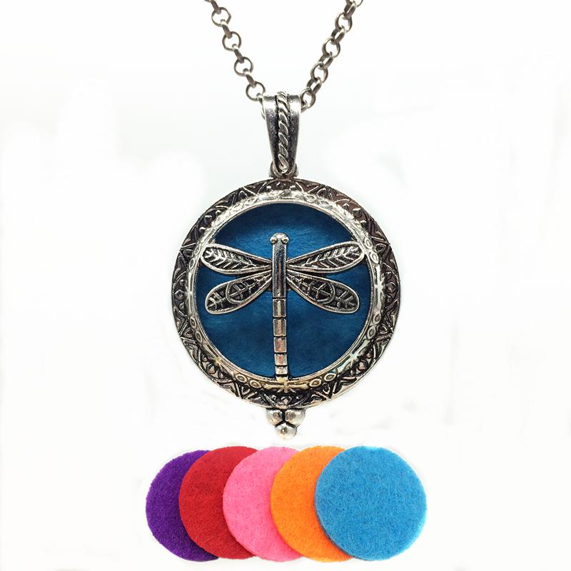 Dragonfly Essential Oil Diffuser Necklace