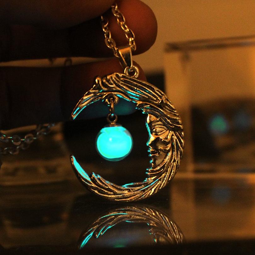 Enchanted Moon Glow in the Dark Necklace