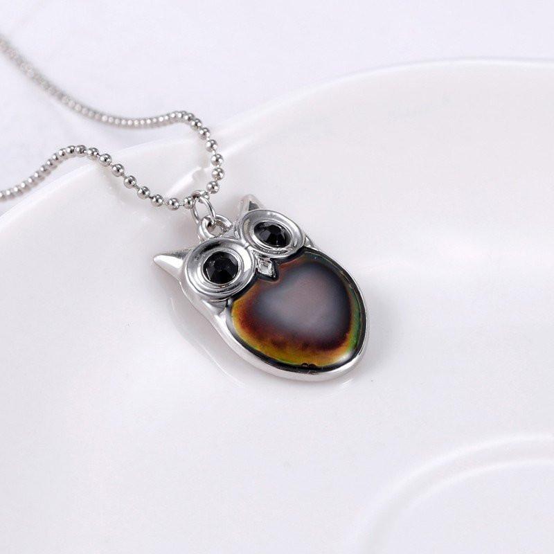 Magical Owl Mood Necklace