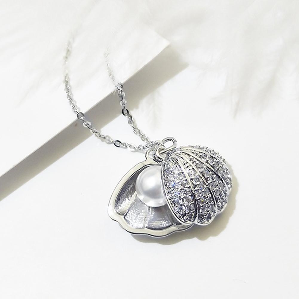 Pearly Shell Mermaid Necklace