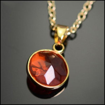 Round Gems Pendant Necklace