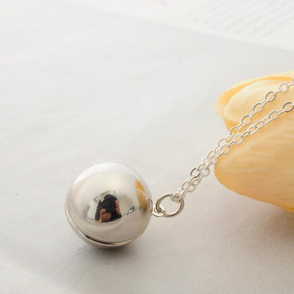 Secret Message Ball Locket Necklace