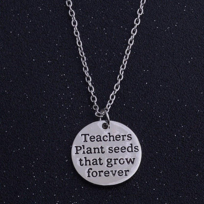 Teacher Inspirational Necklace