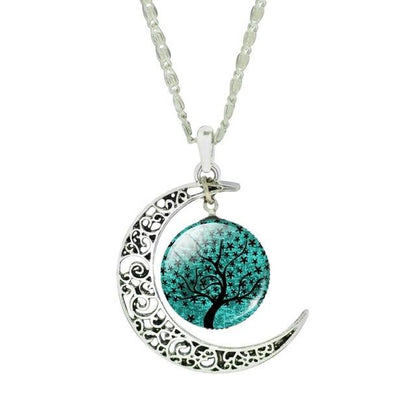 The Tree of Life Moon Necklace