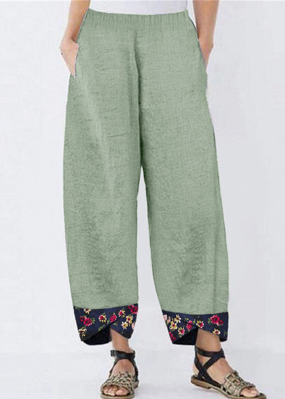 New Color Striped Loose Straight Leg Pants Striped St