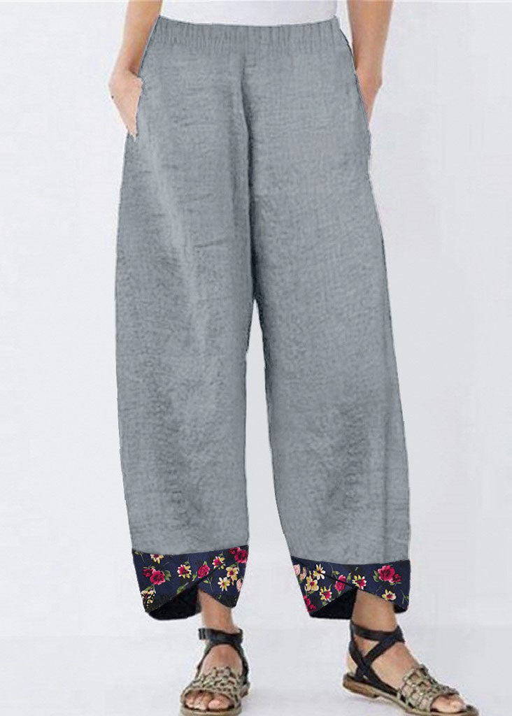 New Color Striped Loose Straight Leg Pants Striped St