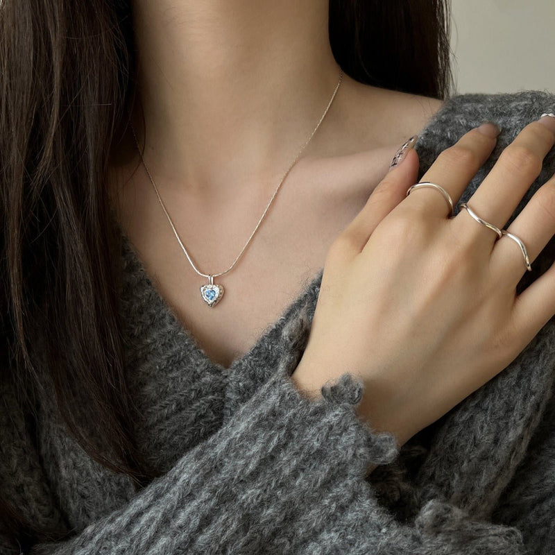 Ocean Heart Necklace