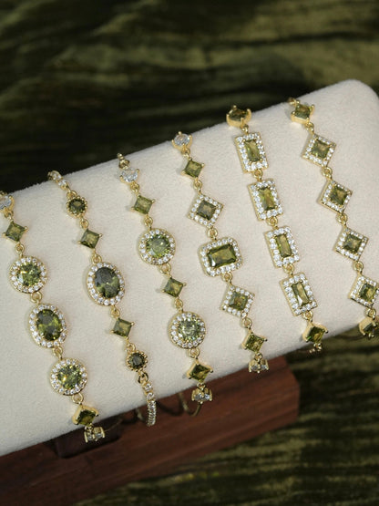 Ophelia Bracelet in Green