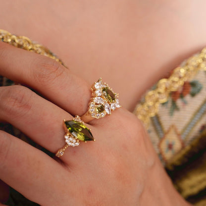 Opulent Peridot Ring