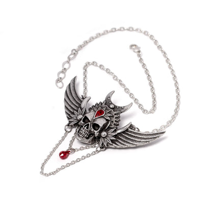 Immortal Ayesha Skull Necklace by Alchemy Gothic