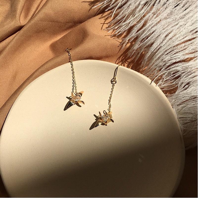[] Paper Crane Earrings