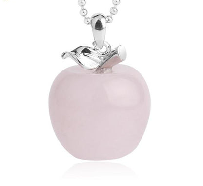 Crystal Apple Necklace
