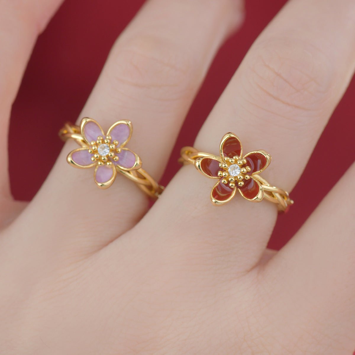 Purple Primrose Ring