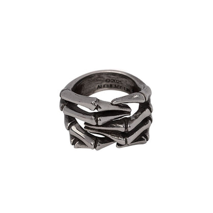 Mrs. Mothersole's Curse Skeletal Finger Ring by Alchemy Gothic