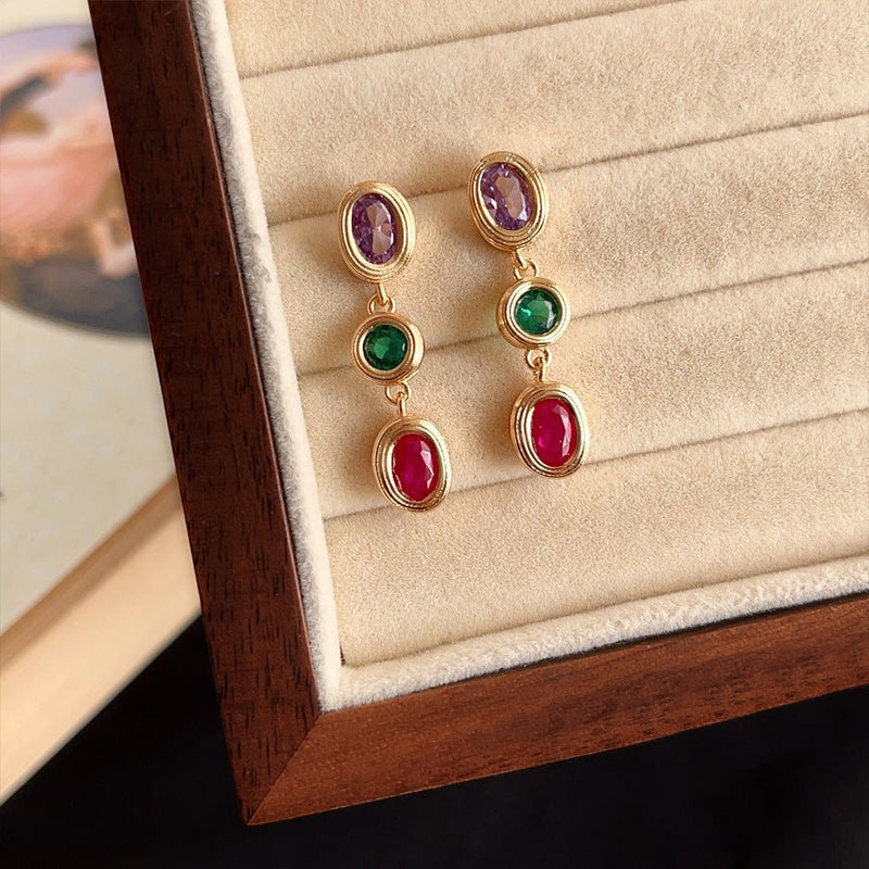 Ramona Bezel Earrings