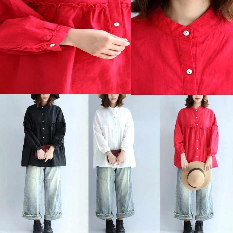 Red Cotton Tops