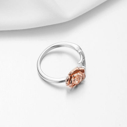 Delicate Rose Wrap Ring